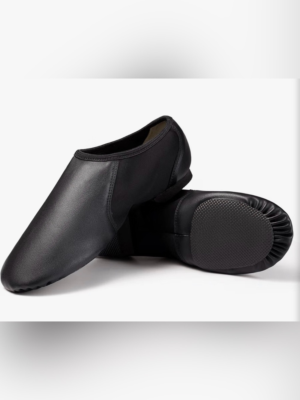 Bloch Black Slip-On Jazz Shoes